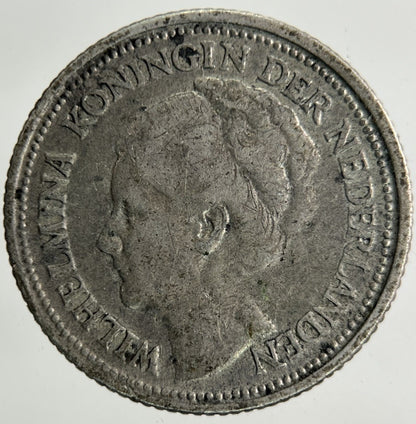 1927 Netherlands 10 Cents Silver Coin | Collectable Grade