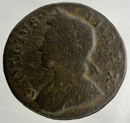 1734 George II 2nd Half - Penny Coin | Collectable Grade