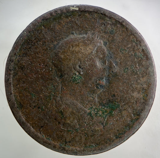 1806 George III 3rd One Penny Coin | Fair Grade