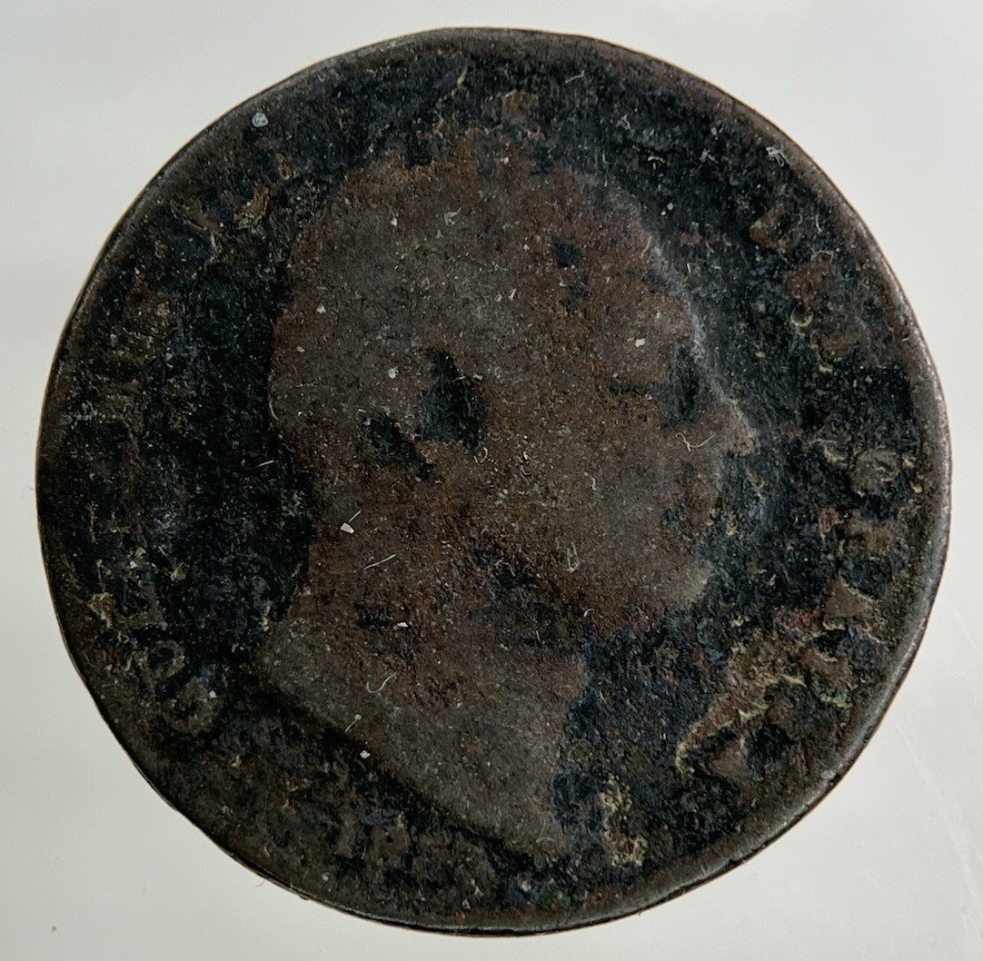 British William IV Farthing Coin | Fair Grade