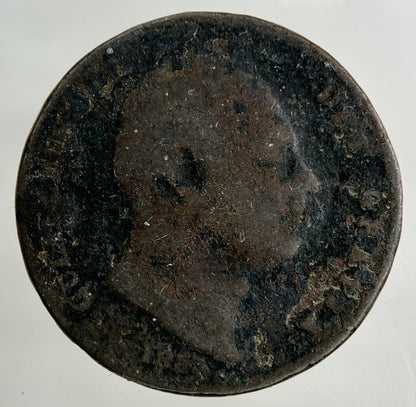 British William IV Farthing Coin | Fair Grade