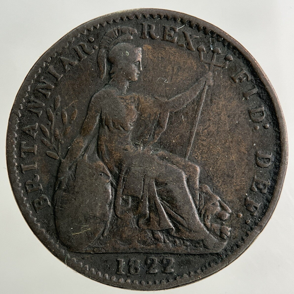 1822 George IV Farthing Coin | Fine Collectable Grade