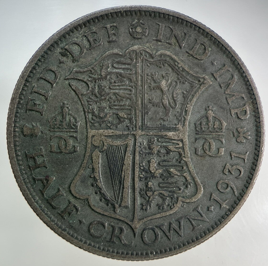 1931 George V Half - Crown Silver Coin | Fine Collectable Grade