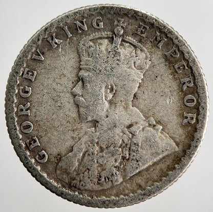 1918 1/4 Rupee India Silver Coin | Collectable Grade | a2523