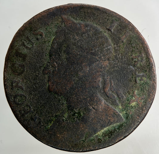 1744 George II 2nd Half - Penny Coin | Collectable Grade