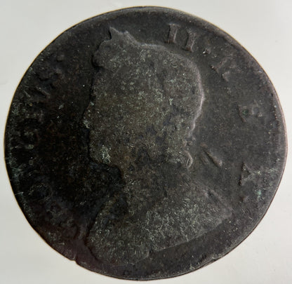 1737 George II 2nd Half - Penny Coin | Collectable Grade