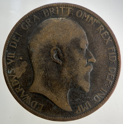 1902 Edward VII One Penny Coin | Collectable Grade