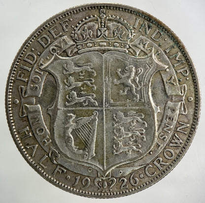 1926 George V Half - Crown Silver Coin | Fine Collectable Grade