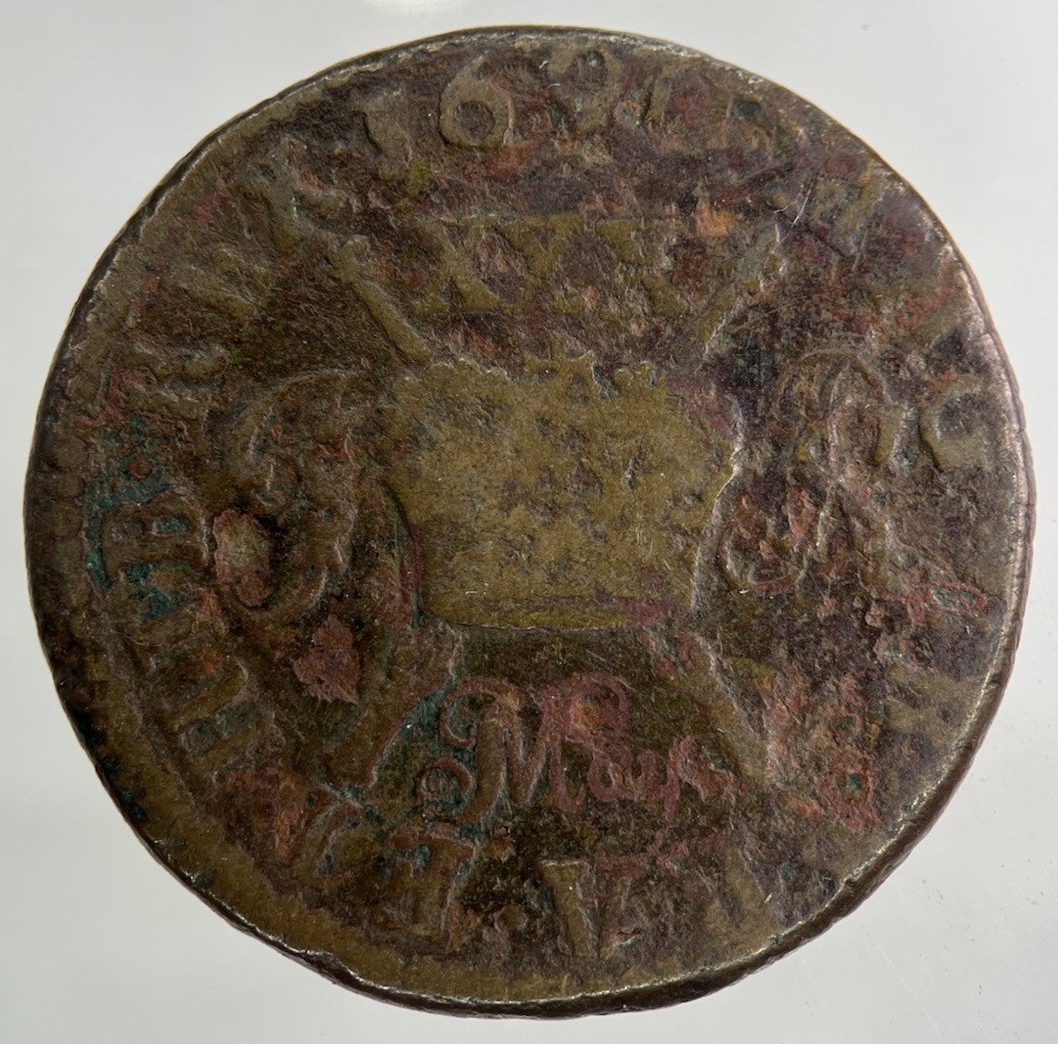 1690 Irish Ireland Gun Money Half - Crown Coin | Collectable Grade