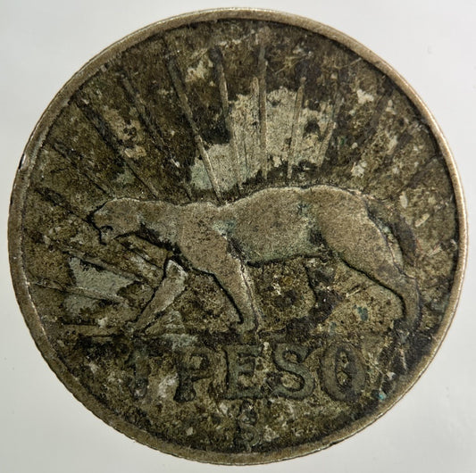 1942 Uruguay One Peso Silver Coin | Collectable Grade