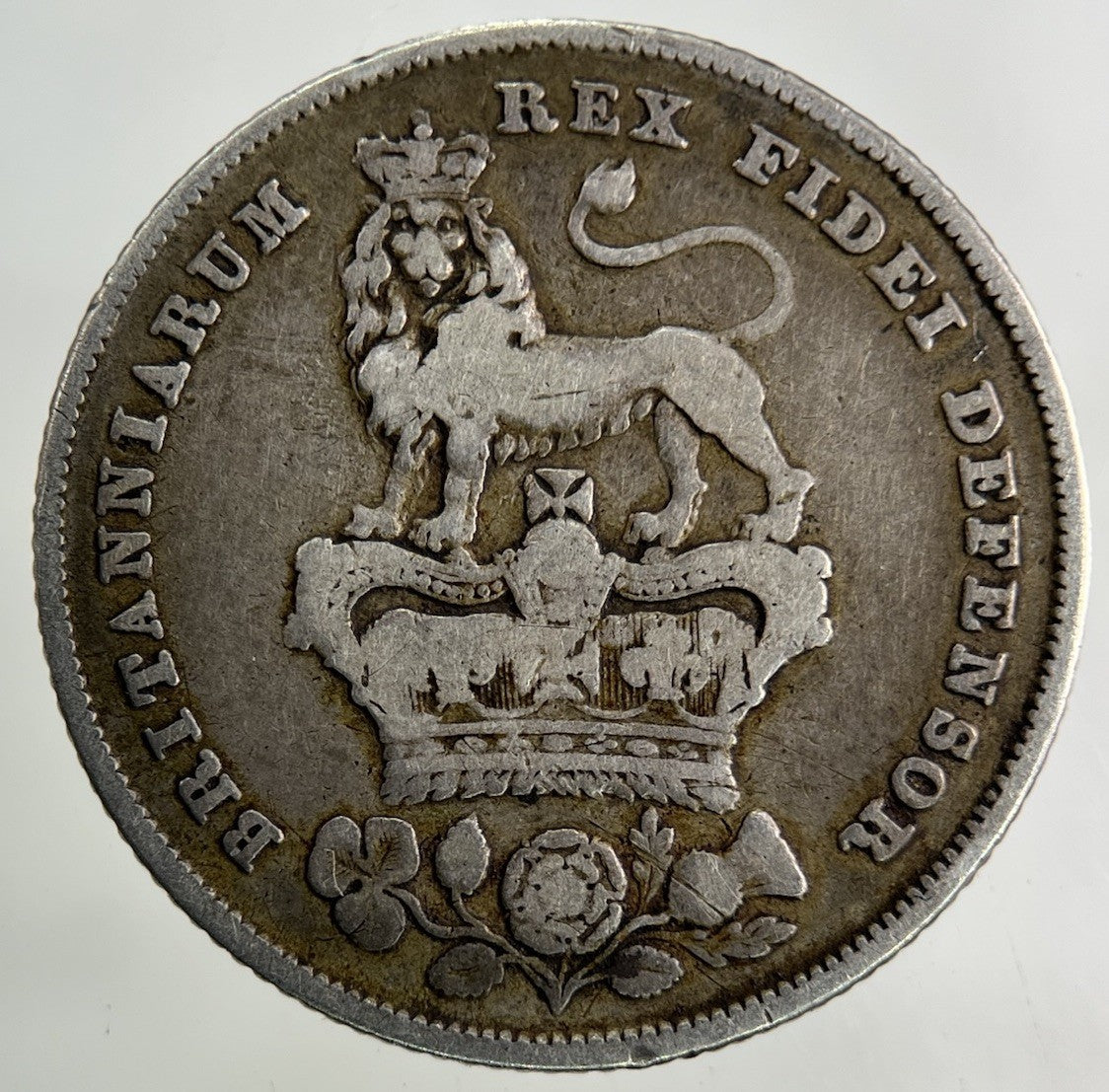 1825 George IV Shilling Silver Coin | Fine Collectable Grade