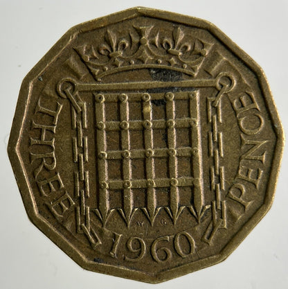 1960 Elizabeth II 2nd Brass Threepence Coin | Fine Collectable Grade