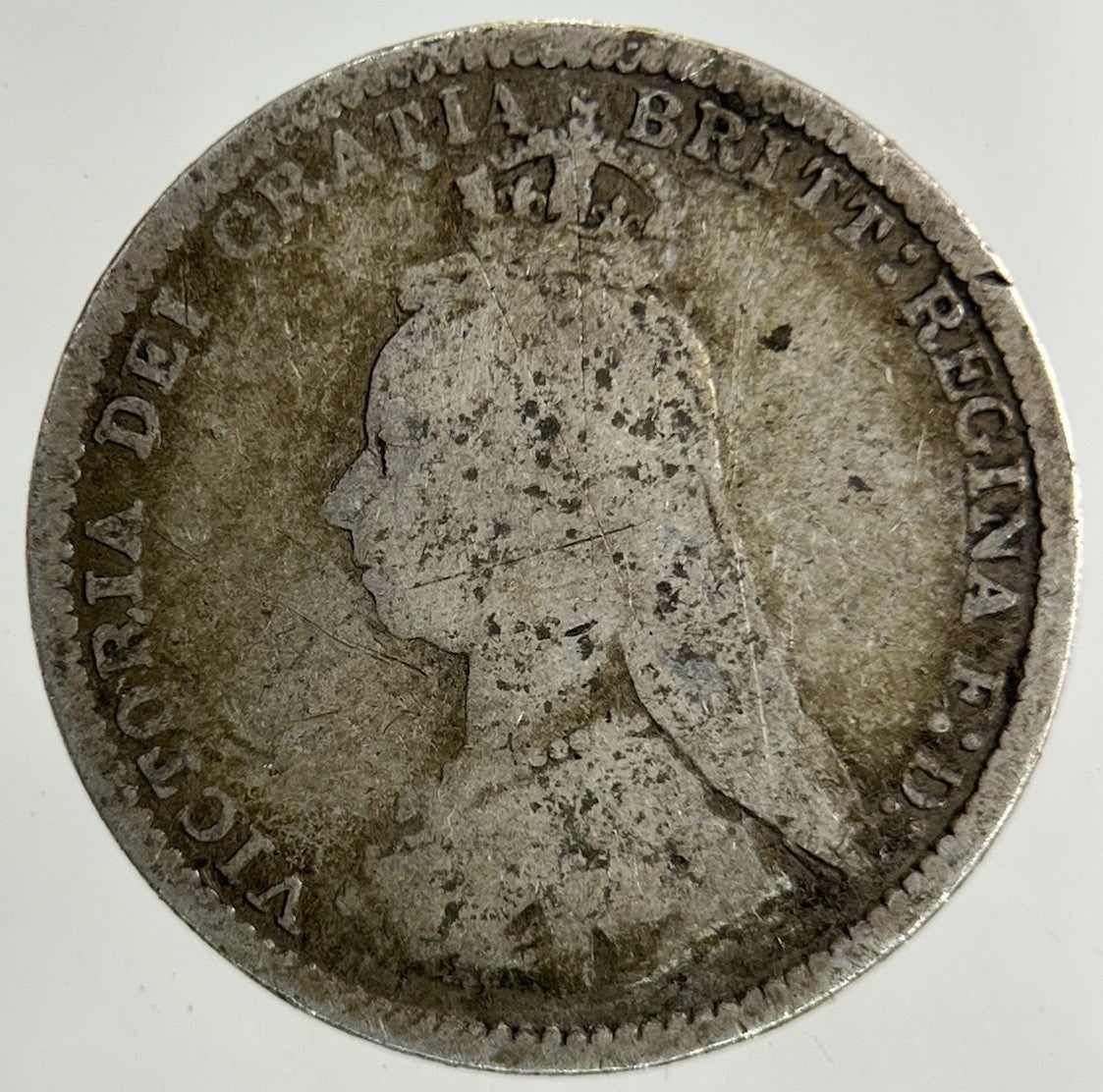 1889 Victoria Threepence Silver Coin | Collectable Grade