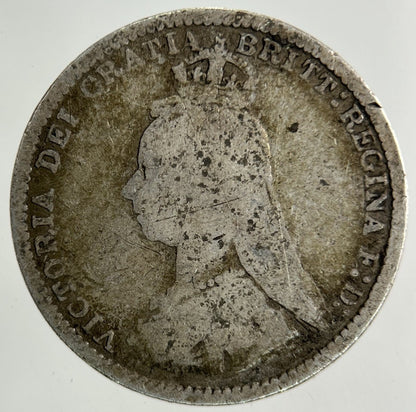 1889 Victoria Threepence Silver Coin | Collectable Grade