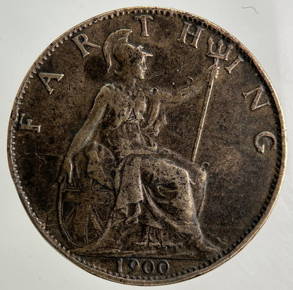 1900 Victoria Farthing Coin | Fine Collectable Grade