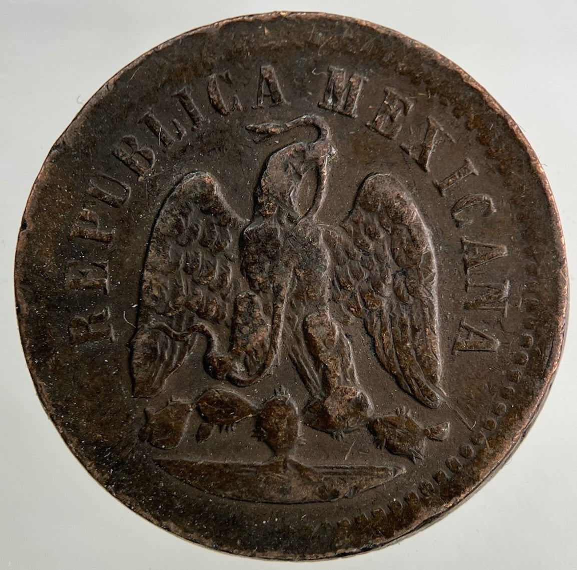 1872 Mexico Un 1 Centavo Coin | Collectable Grade