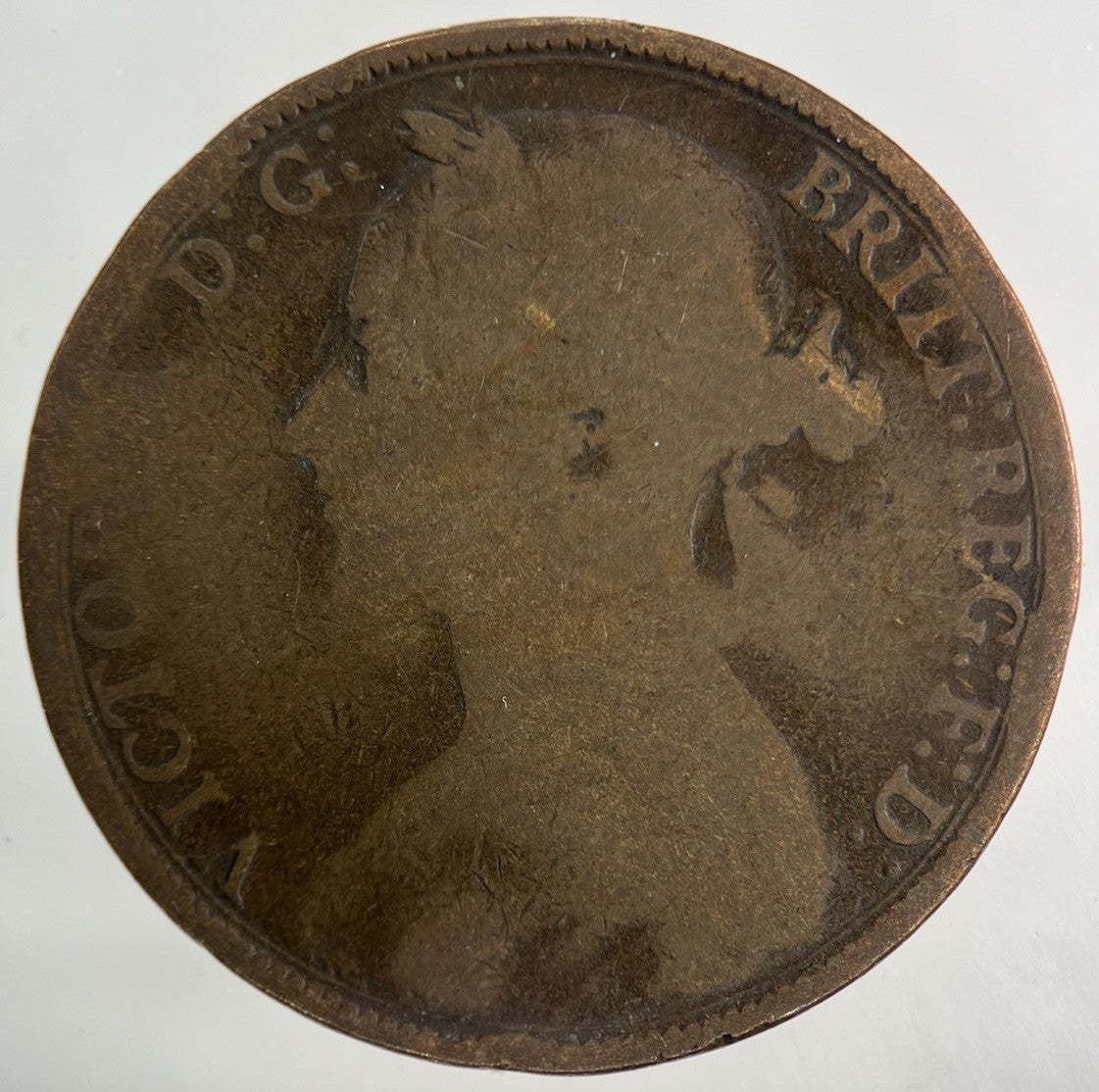 1889 Victoria One Penny Coin | Collectable Grade