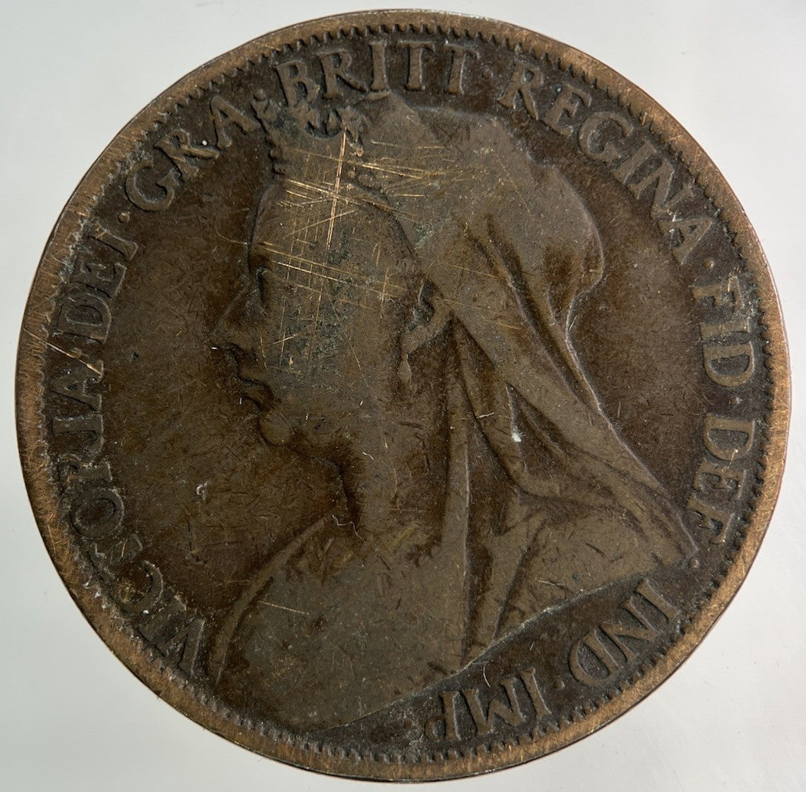 1900 Victoria One Penny Coin | Collectable Grade