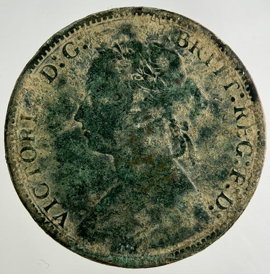 1876 - H Victoria Half - Penny Coin | Collectable Grade
