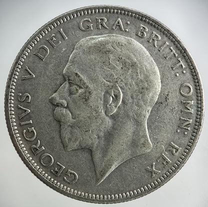 1935 George V Half - Crown Silver Coin | Fine Collectable Grade
