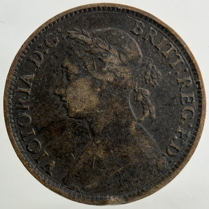 1891 Victoria Farthing Coin | Collectable Grade