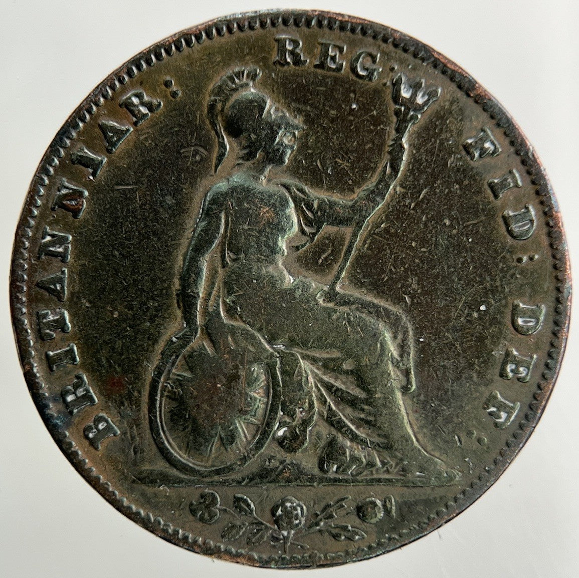 1843 Victoria Farthing Coin | Collectable Grade