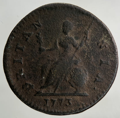 1773 George III 3rd Farthing Coin | Fine Collectable Grade