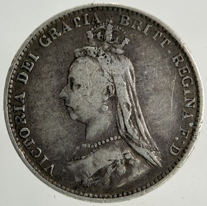 1887 Victoria Threepence Silver Coin | Fine Collectable Grade