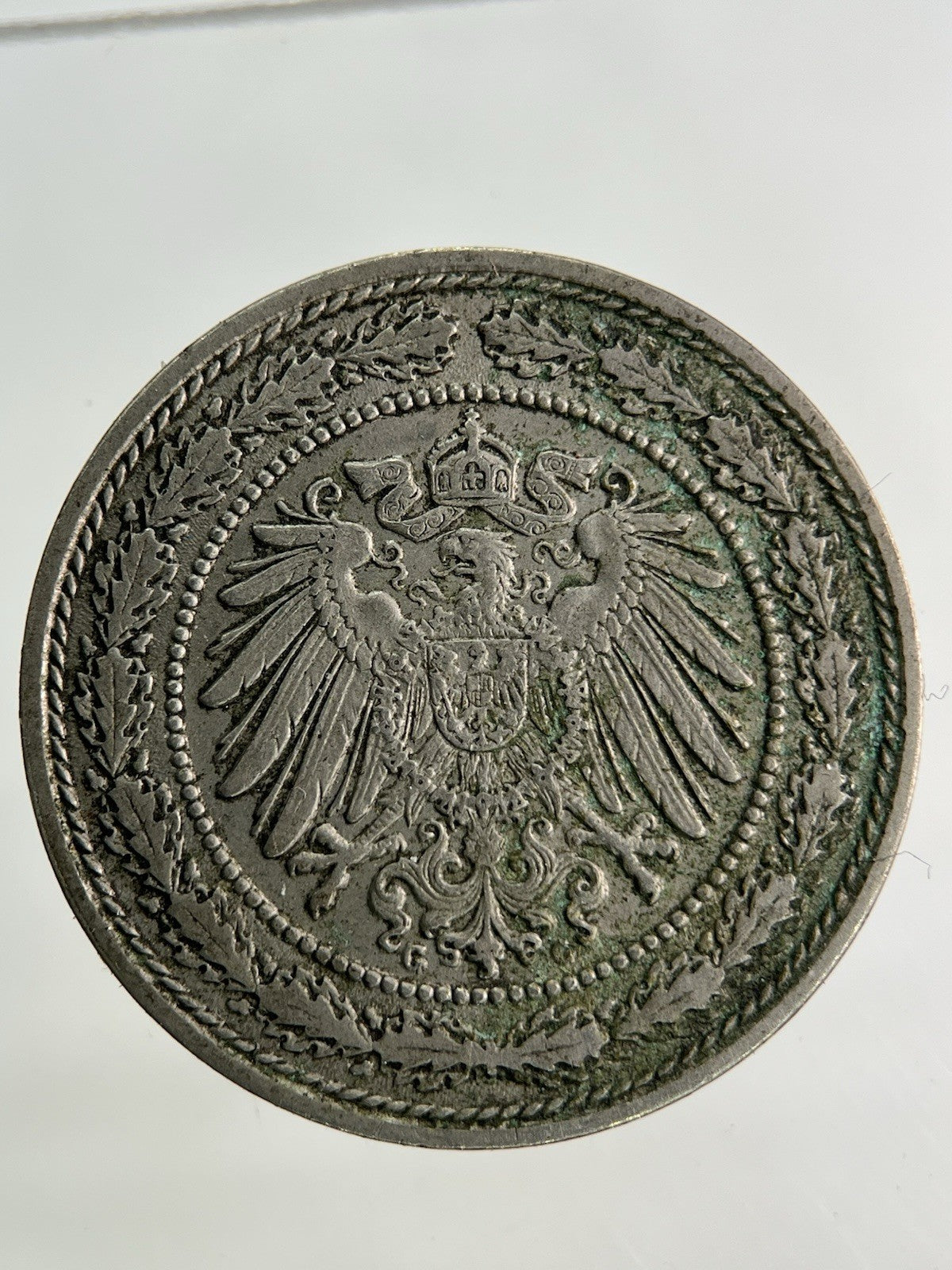 1892 - G Germany 20 Pfennig Coin | Very High Grade