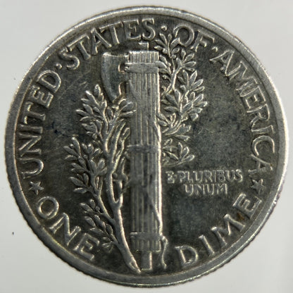 1940 US USA Mercury Dime Silver Coin | Fine Collectable Grade