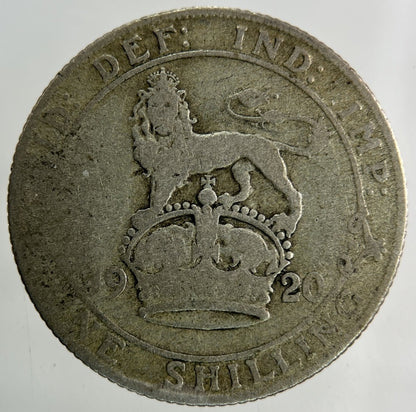 1920 George V Shilling Silver Coin | Collectable Grade