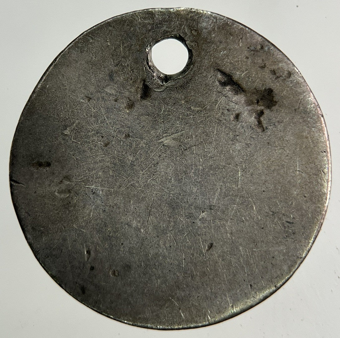 British George III 3rd Sixpence Silver Coin | Worn Grade