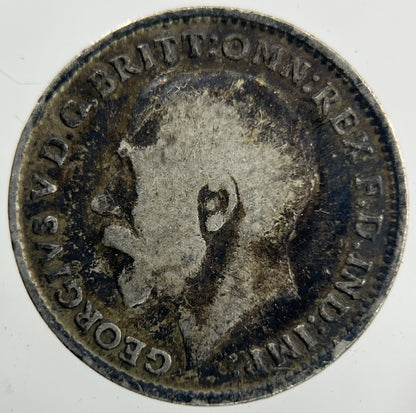 1916 George V Threepence Silver Coin | Collectable Grade
