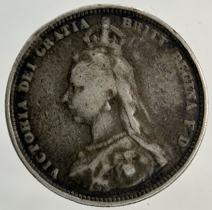 1887 Victoria Shilling Silver Coin | Collectable Grade