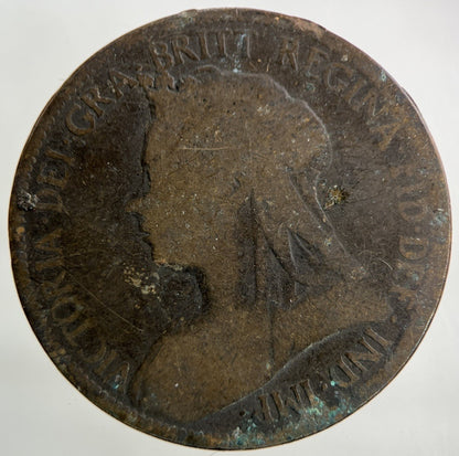 1899 Victoria Half - Penny Coin | Collectable Grade