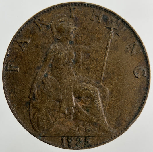 1925 George V Farthing Coin | Collectable Grade