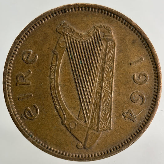 1964 Irish Half - Penny Coin | Very High Grade