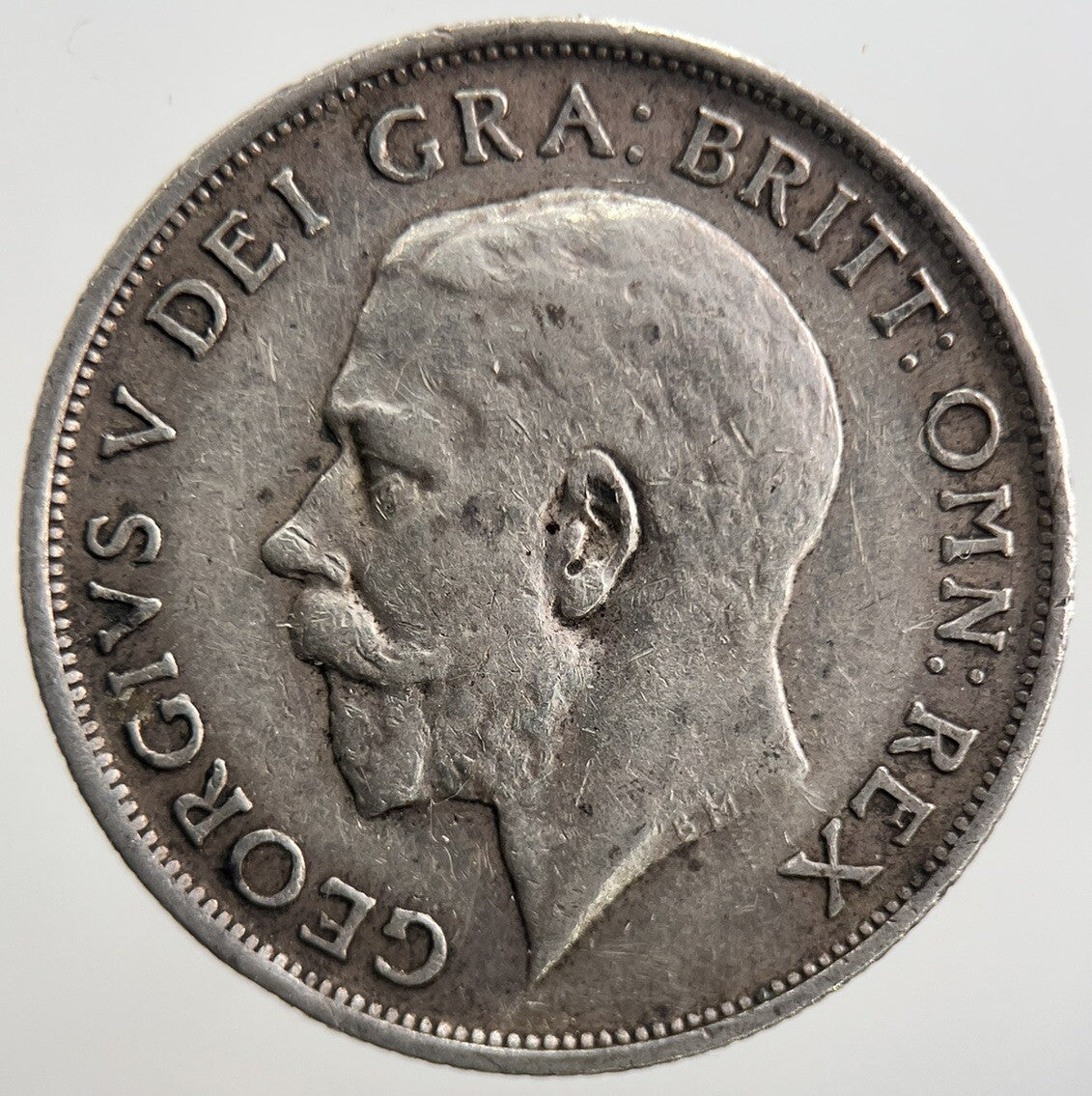 1917 George V Shilling British Silver Coin | Fine Collectable Grade | a2661