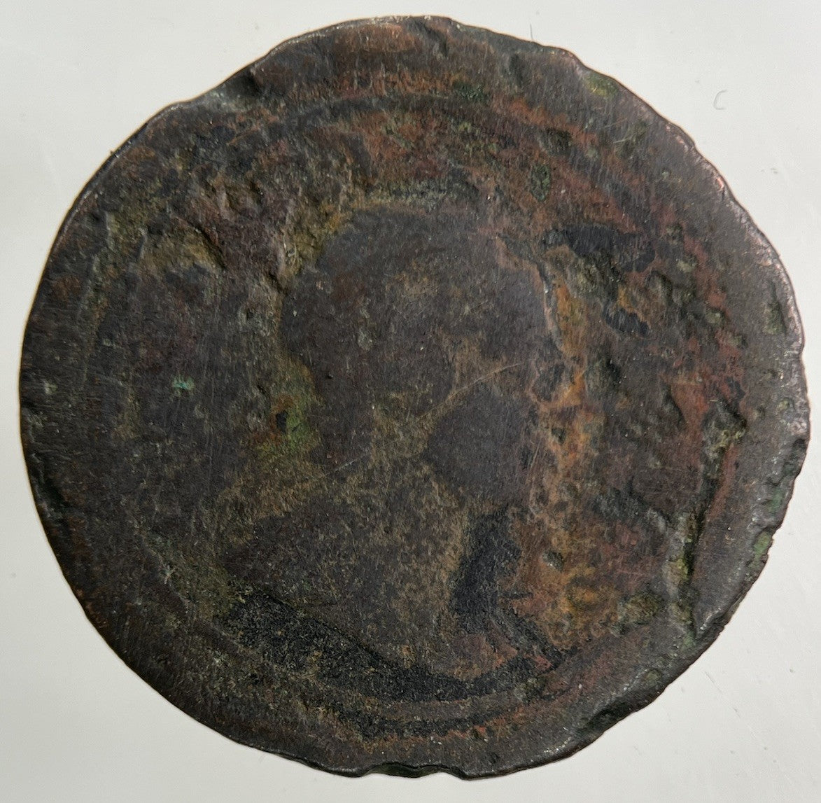 1719 George I 1st Farthing Coin | Fair Grade