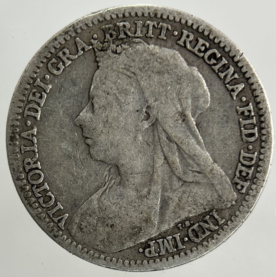 1901 Victoria Threepence Silver Coin | Collectable Grade