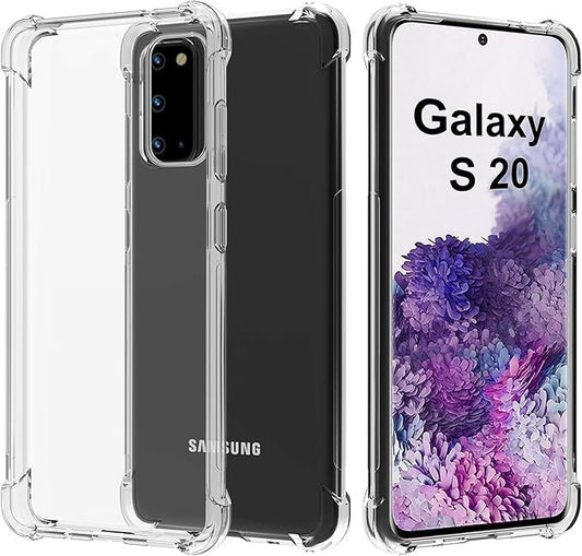 Samsung Galaxy S20 Clear Protective TPU Cover Slim Fit Phone Case Transparent