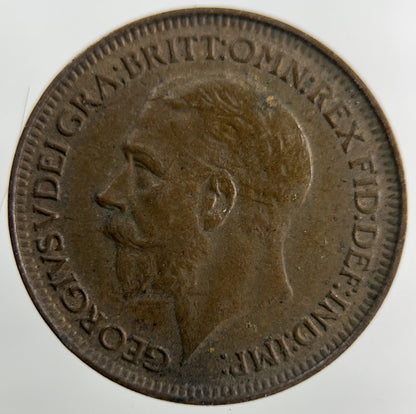 1931 George V Farthing Coin | Collectable Grade