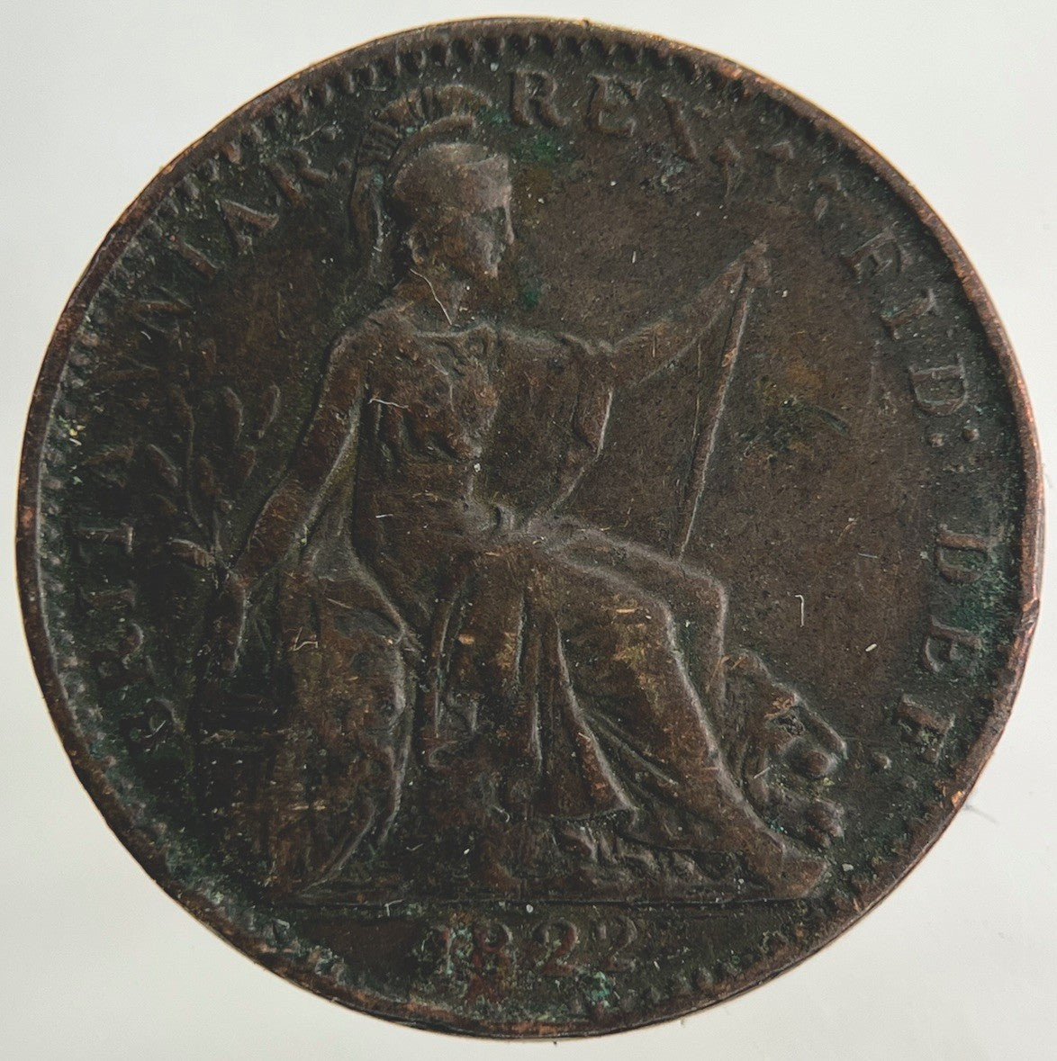 1822 George IV Farthing Coin | Fine Collectable Grade