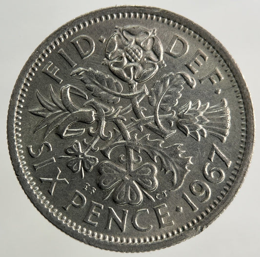 1967 Elizabeth II 2nd Sixpence Coin | Very High Grade