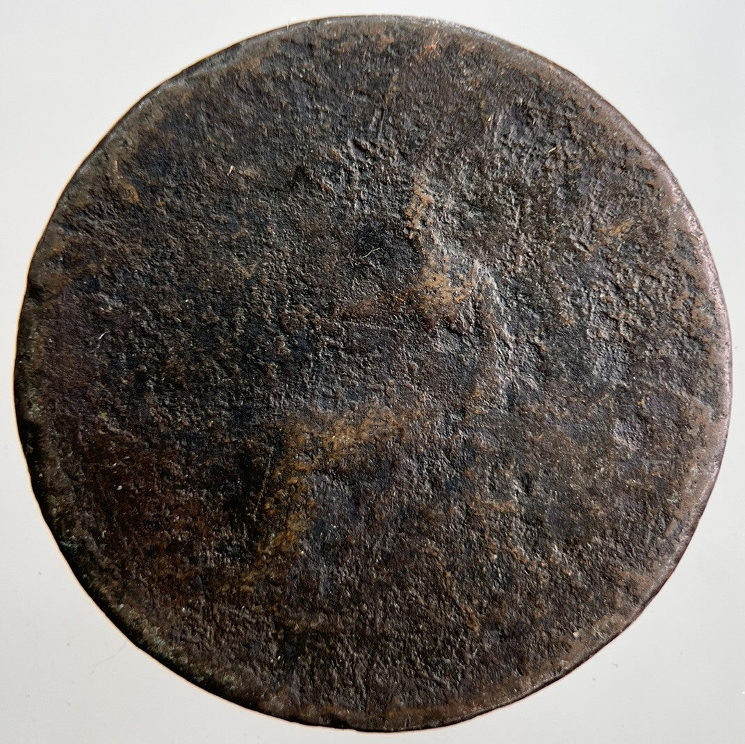 George 3rd III Half - Penny British Coin | Worn Grade