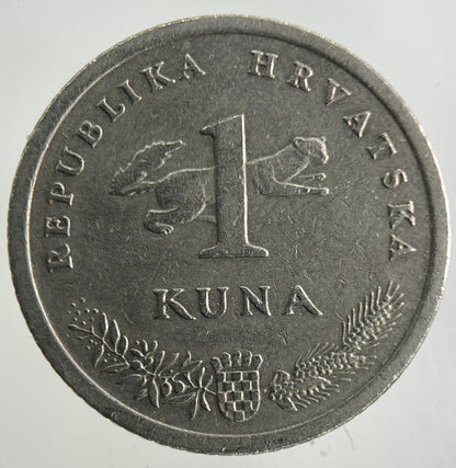 1993 Croatia 1 Kuna Coin | Fine Collectable Grade