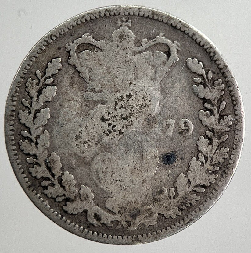 1879 Victoria Threepence Silver Coin | Collectable Grade | a8829