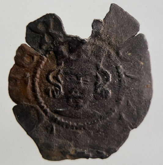 British Edward I 1st Medieval Hammered Silver Half - Penny Coin | a4440
