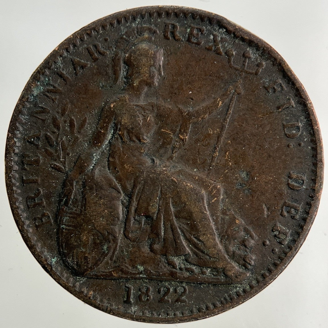 1822 George IV Farthing Coin | Collectable Grade