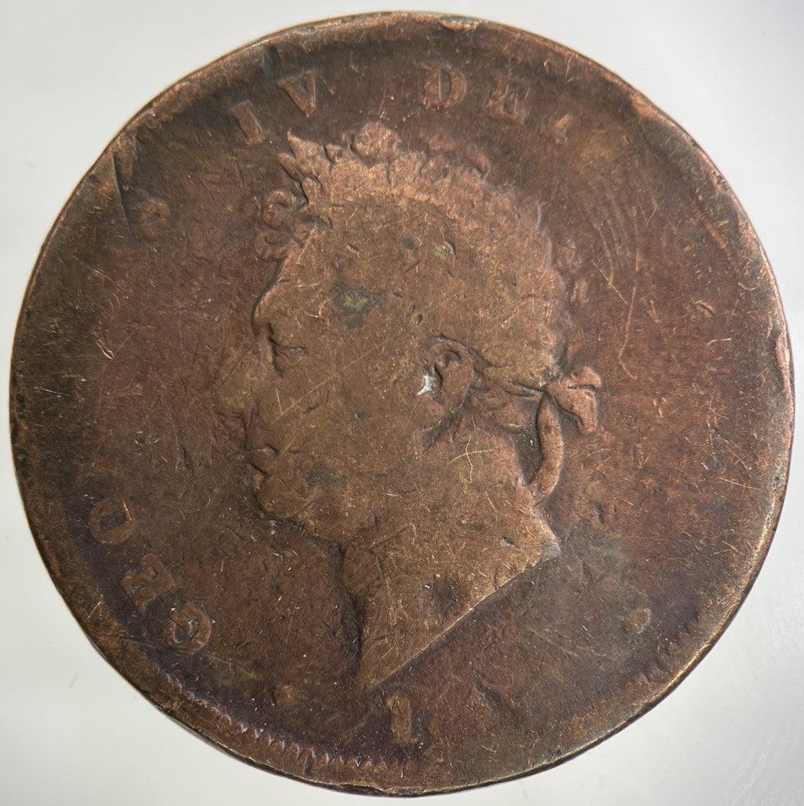 1827 George IV One Penny Coin | Collectable Grade